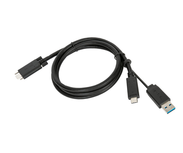 Targus ACC1135GLX USB-kablar USB 3.2 Gen 1 (3.1 Gen 1) 1,8 m USB C 10 Gbit/s Svart
