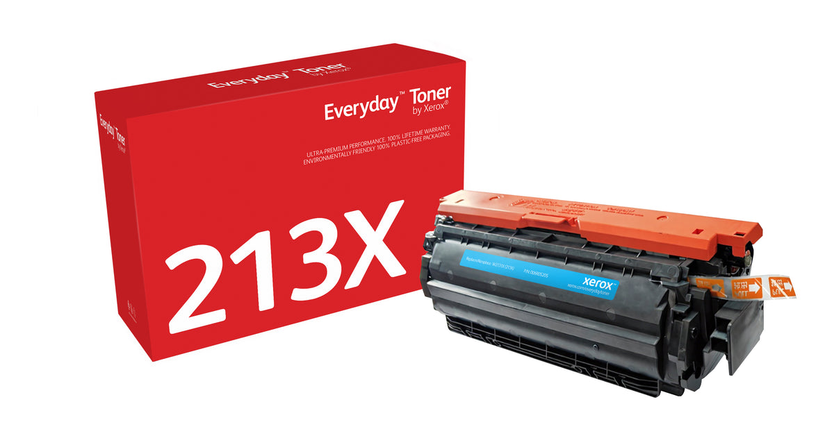 Everyday Cyan Toner by Xerox compatible with HP 213X (W2131X)