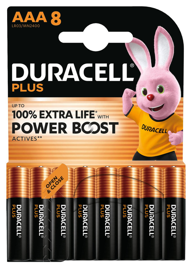 Duracell Plus Engångsbatteri AAA Alkalisk hushållsbatterier