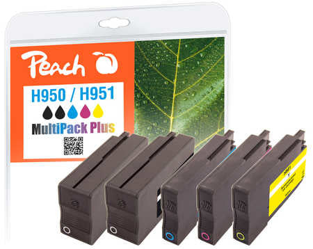 Peach PI300-587 bläckpatroner Svart