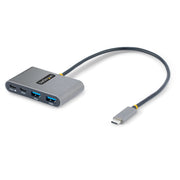 StarTech.com USB-C-hubb med 4 portar och 100 W pass-through-strömförsörjning
