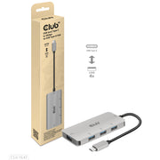 CLUB3D CSV-1547 gränssnittshubbar USB 3.2 Gen 2 (3.1 Gen 2) Type-C 10000 Mbit/s Svart