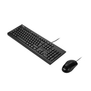 ASUS U2000 KEYBOARD+MOUSE/BK/UI tangentbord Mus inkluderad Universal USB Svart