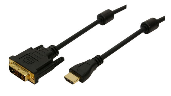 LogiLink HDMI>DVI-D 3m Svart