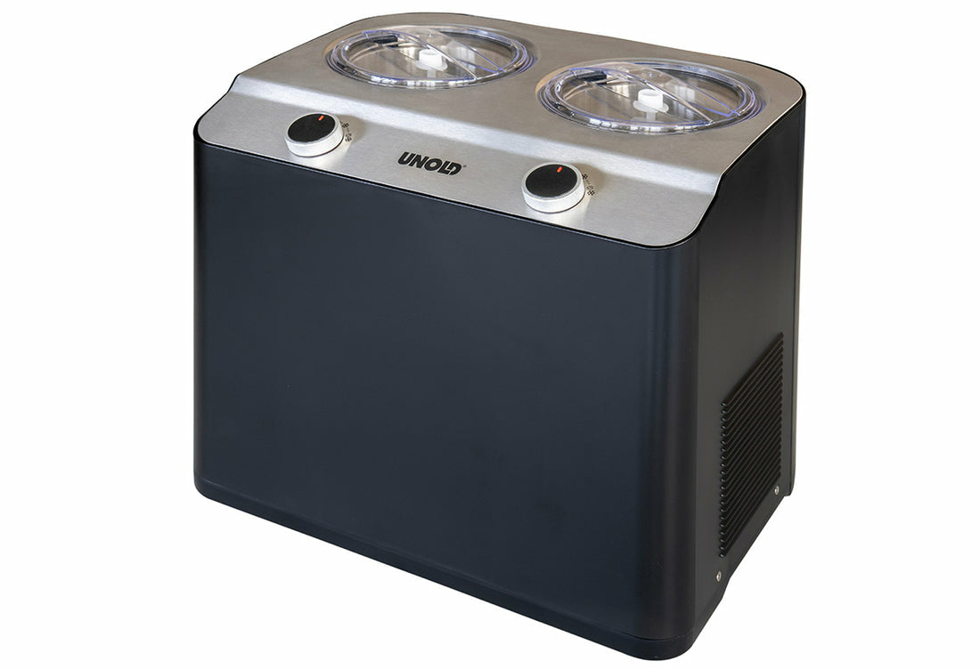 Unold Doppio Glassmaskin med kompressor 2,4 l 250 W Svart