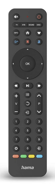 Hama 00221053 fjärrkontroll IR trådlös TV Tryckknappar