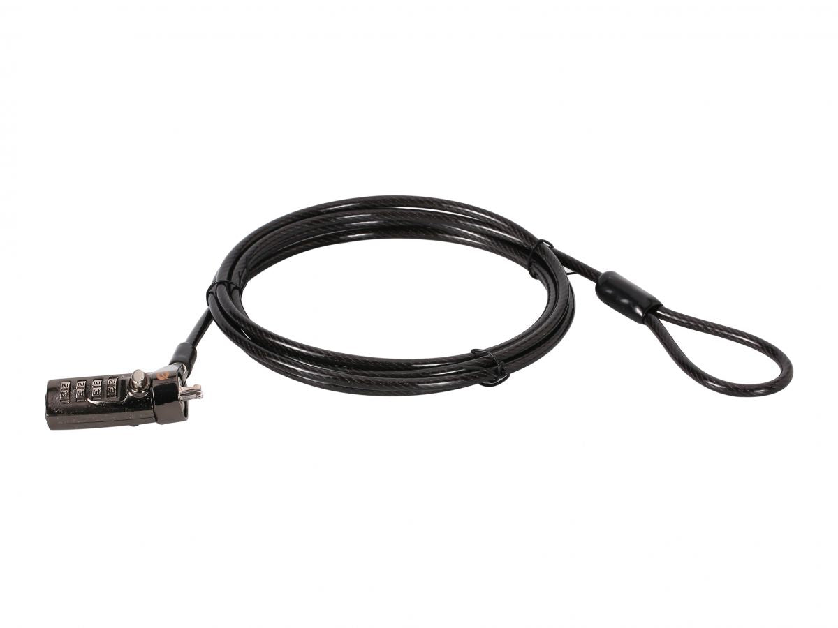 Conceptronic CUSTODIO01BN kabellås Svart 1,8 m