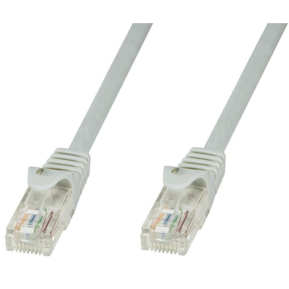 Techly ICOC CCA5U-020T nätverkskablar Grå 2 m Cat5e U/UTP (UTP)