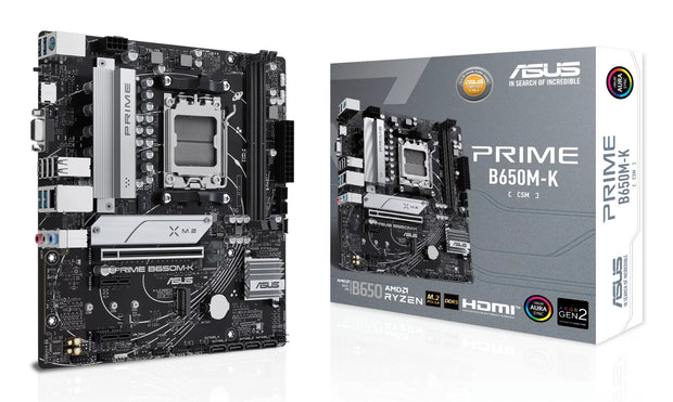 ASUS PRIME B650M-K AMD B650 AM5-sockel micro ATX