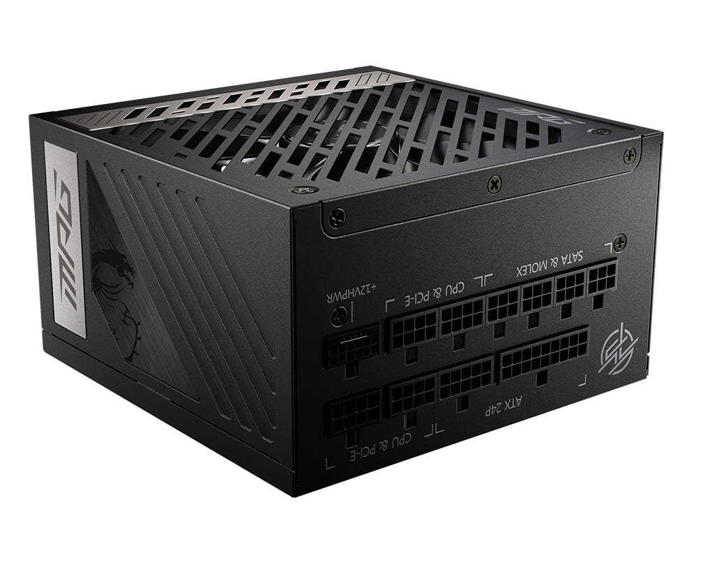 MSI MPG A1000G PCIE5 strömförsörjningsenheter 1000 W 20+4 pin ATX Svart