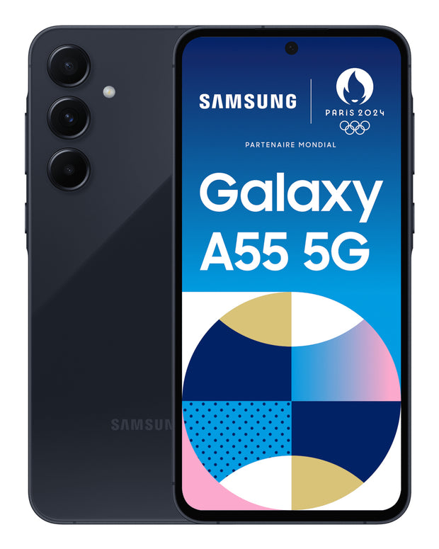 Samsung Galaxy A55 5G - 128 GB - Marinblå