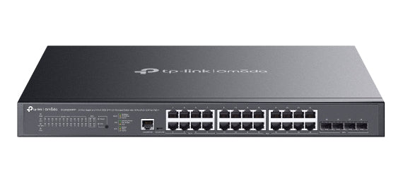 TP-Link Omada SG3428XMPP nätverksswitchar hanterad L2+ Gigabit Ethernet