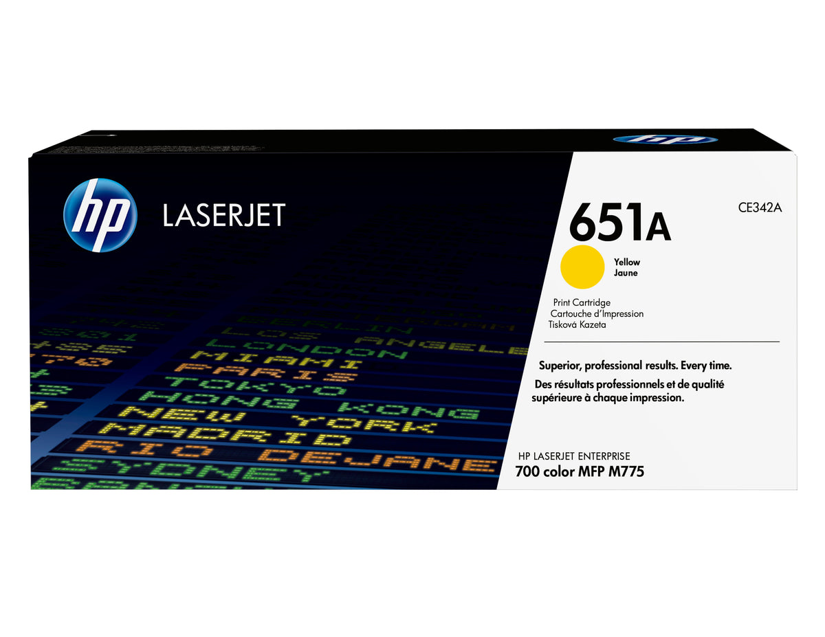 HP 651A gul LaserJet-tonerkassett