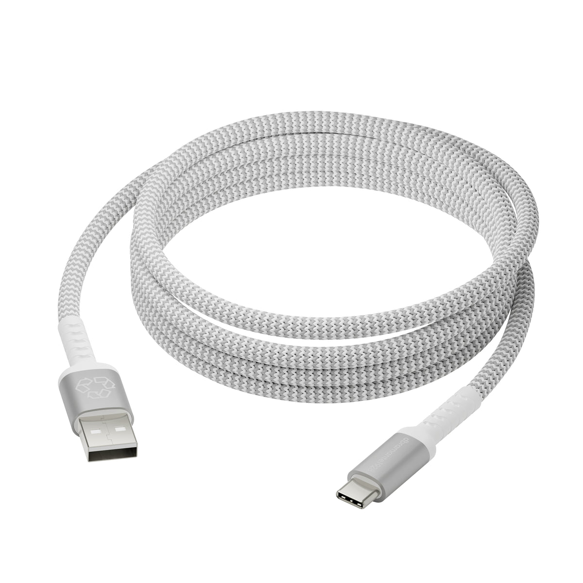 dbramante1928 CB25ACGR7118 USB-kablar USB 2.0 2,5 m USB A USB C 0,48 Gbit/s Vit