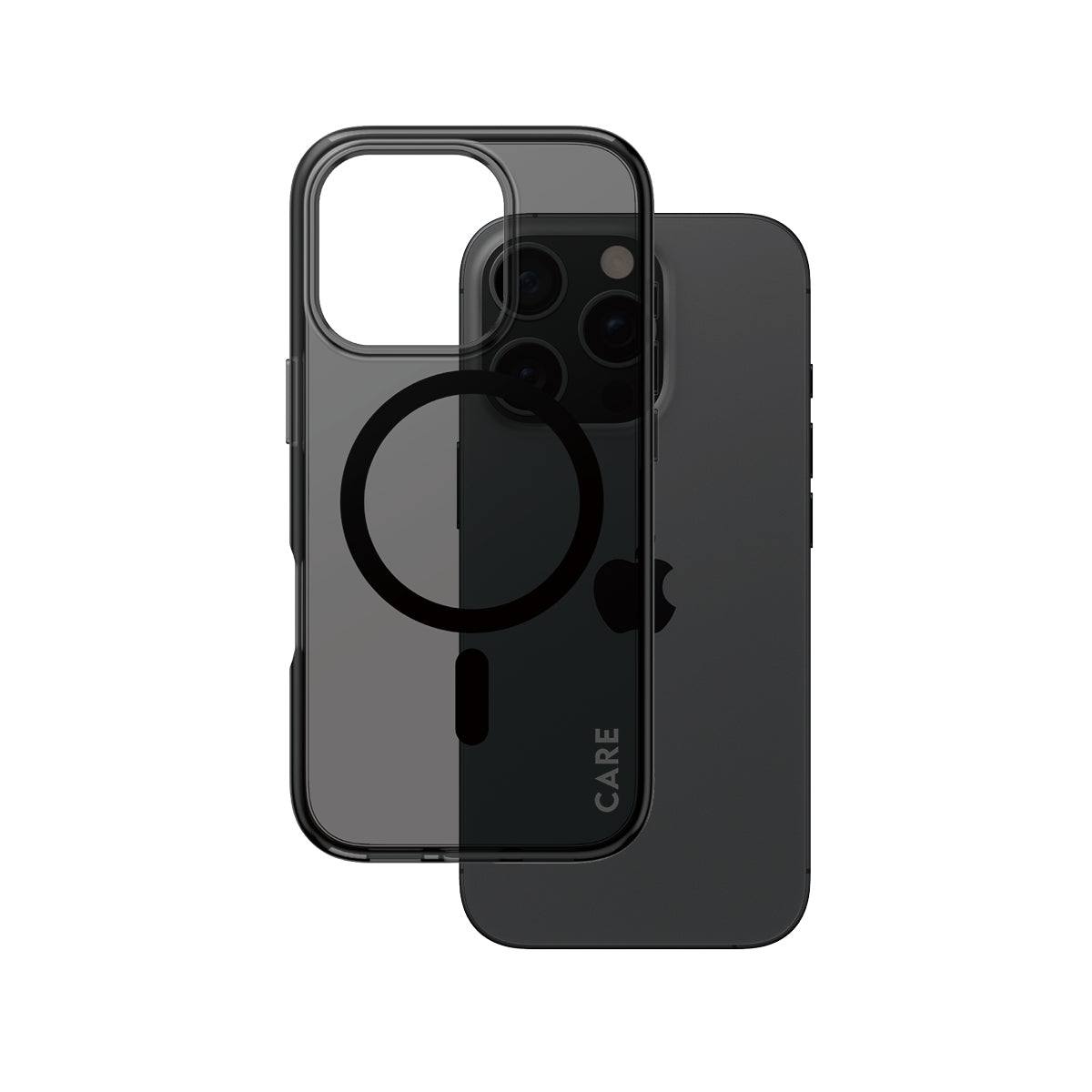 PanzerGlass CARE by Smokey Case w. Black MagSafe iPhone 16 Pro