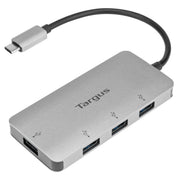 Targus ACH226EU gränssnittshubbar USB 3.2 Gen 1 (3.1 Gen 1) Type-C 5000 Mbit/s Silver