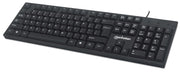 Manhattan 179324 tangentbord Kontor USB QWERTZ Svart