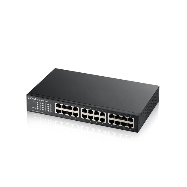 Zyxel GS1100-24E Ohanterad Gigabit Ethernet (10/100/1000) Svart