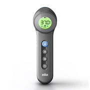 Braun BNT 400 BK Beröringsfri termometer Grå Panna Knappar
