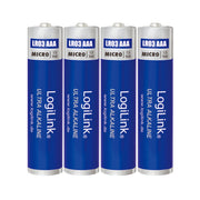 LogiLink LR03B4 hushållsbatteri Engångsbatteri AAA Alkalisk