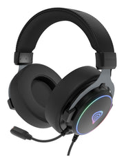 GENESIS Neon 764 Headset Kabel Huvudband Spela USB Type-A Svart