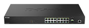 D-Link DMS-1250-18P/E nätverksswitchar hanterad L2 2.5G Ethernet (100/1000/2500)