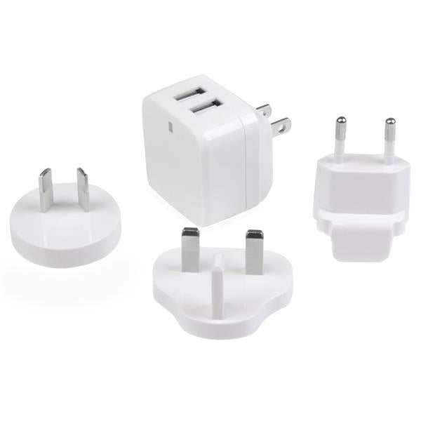 StarTech.com USB-väggladdare med två portar