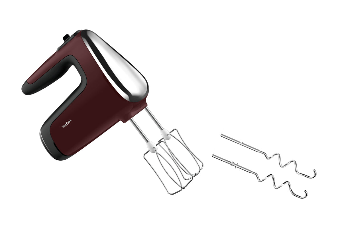Tefal Powermix Silence HT6525 Handmixer 600 W Röd
