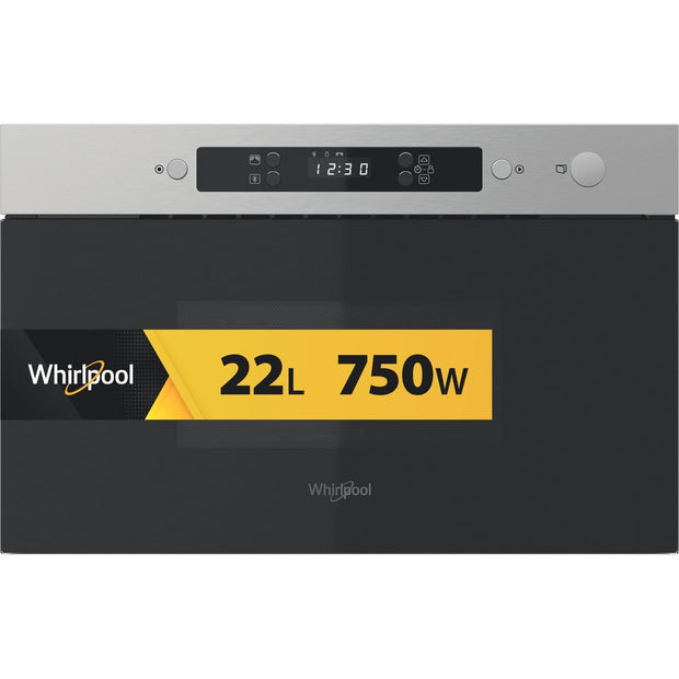 Whirlpool Microwaves Rostfritt stål Enbart mikrovågsugn Inbyggd 22 l 750 W