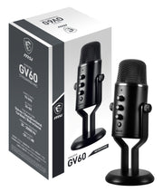 MSI IMMERSE GV60 STREAMING MIC mikrofoner Svart Mikrofon till spelkonsol