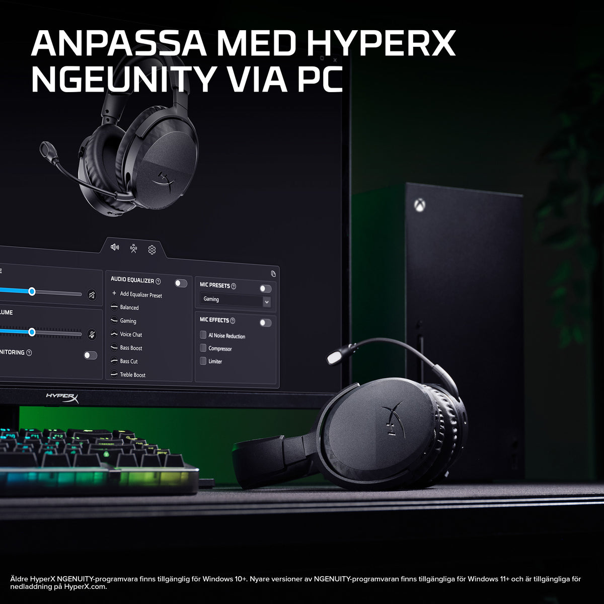 HyperX CloudX Stinger 3 trådlöst gamingheadset för Xbox