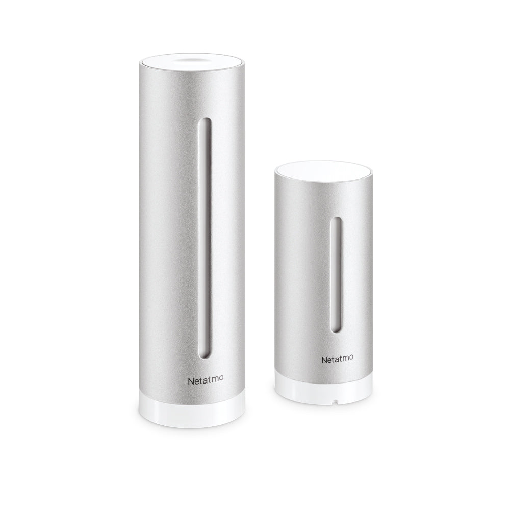 Netatmo NWS01-EC digital väderstation Aluminium Batteri / USB