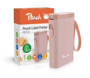 Peach PE110 etikettskrivare direkt termal 203 x 203 DPI 60 mm/sek Trådlös