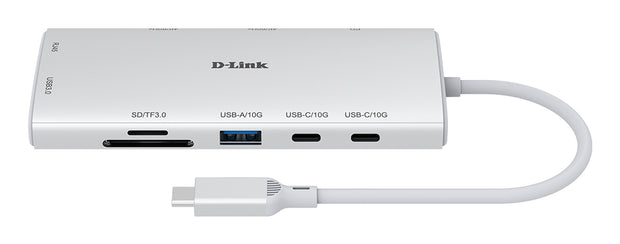 D-Link DUP-A01 gränssnittshubbar USB 3.2 Gen 1 (3.1 Gen 1) Type-C 10000 Mbit/s Vit