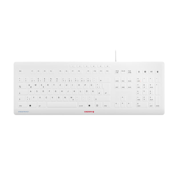 Contour Design Stream tangentbord Universal USB QWERTZ tyska Grå