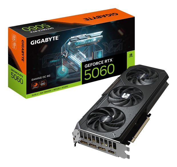 GIGABYTE GeForce RTX 5060 GAMING OC 8G NVIDIA grafikkort