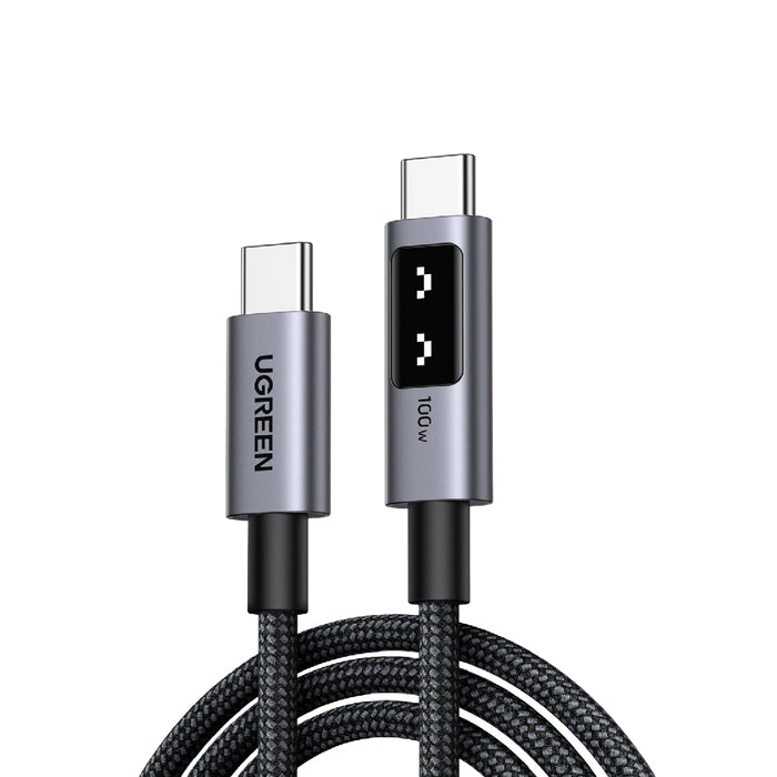 Ugreen 35501 USB-kablar 1 m USB C Svart