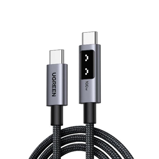 Ugreen 35501 USB-kablar 1 m USB C Svart USB-kabel