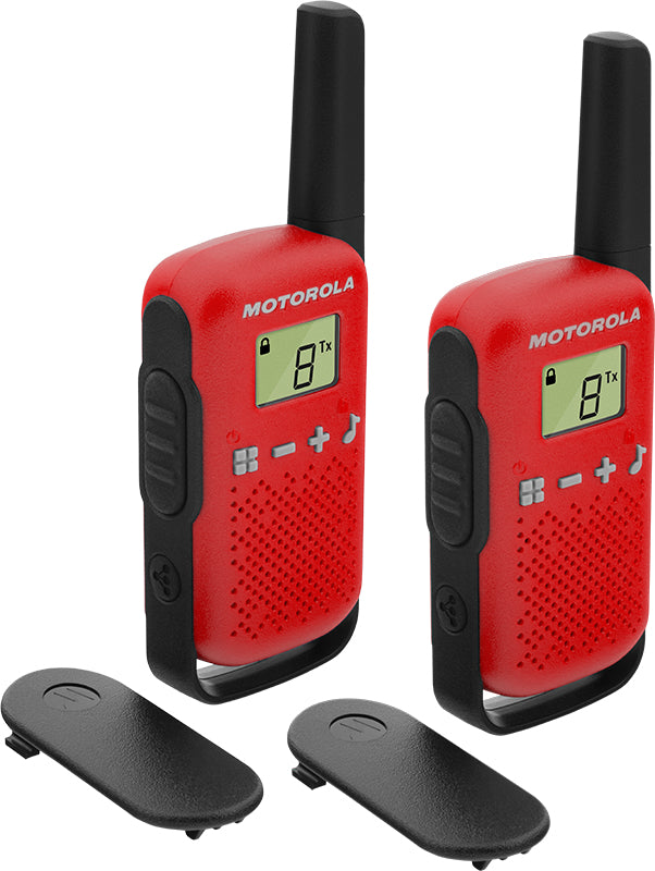 Motorola TALKABOUT T42 tvåvägsradio 16 kanaler Svart