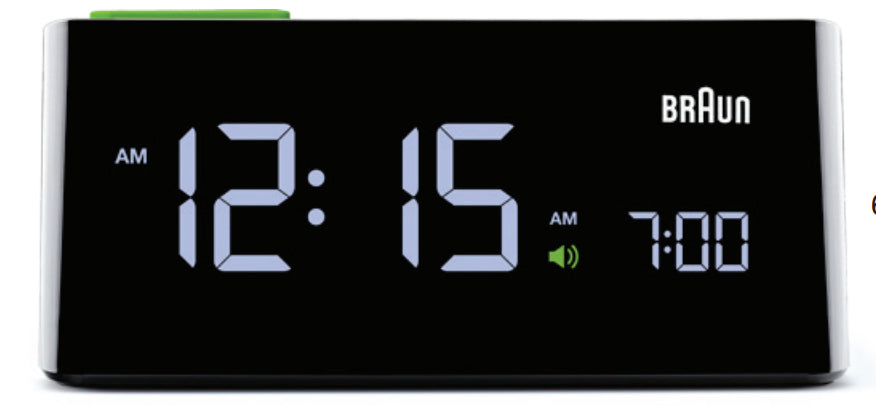 Braun BNC016 Digital väckarklocka Svart