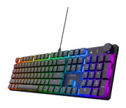Trust GXT 866 Torix tangentbord Spela USB QWERTZ tyska Svart