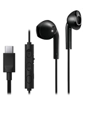 JVC HA-FR17UC Hörlurar Kabel I öra Samtal/musik USB Type-C Svart