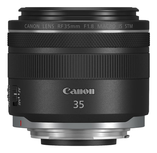 Canon RF 35 mm f1.8 IS Macro STM MILC Makroobjektiv Svart