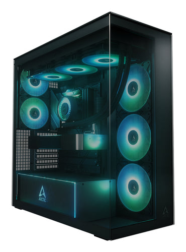 ARCTIC Xtender Black (Tinted Glass) Midi Tower Svart