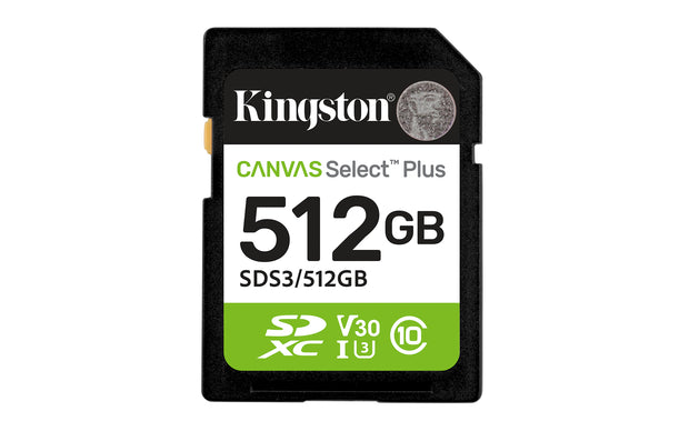 Kingston Technology Canvas Select Plus Gen3 flashminne