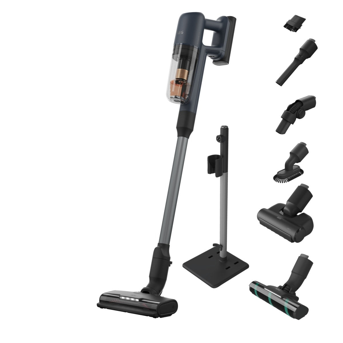 AEG AP71A142XN Batteri Torr Hygienfilter Utan påse Blå 4 Ah