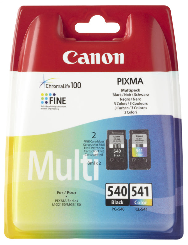 Canon PG-540 / CL-541 bläckpatroner Original Svart