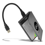 Axagon ADSA-1S6 Hölje för lagringsenheter HDD- / SSD kabinett Svart 2.5"