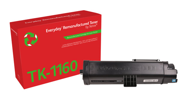 Everyday Svart Remanufactured Toner by Xerox compatible with Kyocera TK-1160