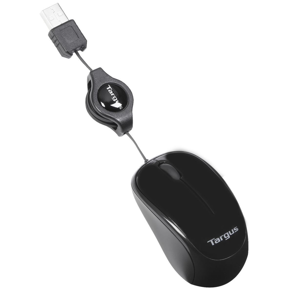Targus AMU75EU datormöss Resor Ambidextrous USB Type-A Blue Trace 1000 DPI